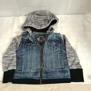 Toddler Denim Jacket 18T Hoodie URBAN REPUBLIC